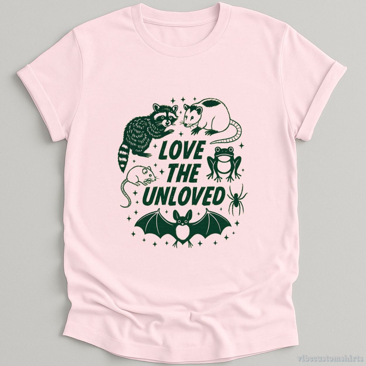 T-Shirt Light Pink / S Love the Unloved Animal Lover Shirt