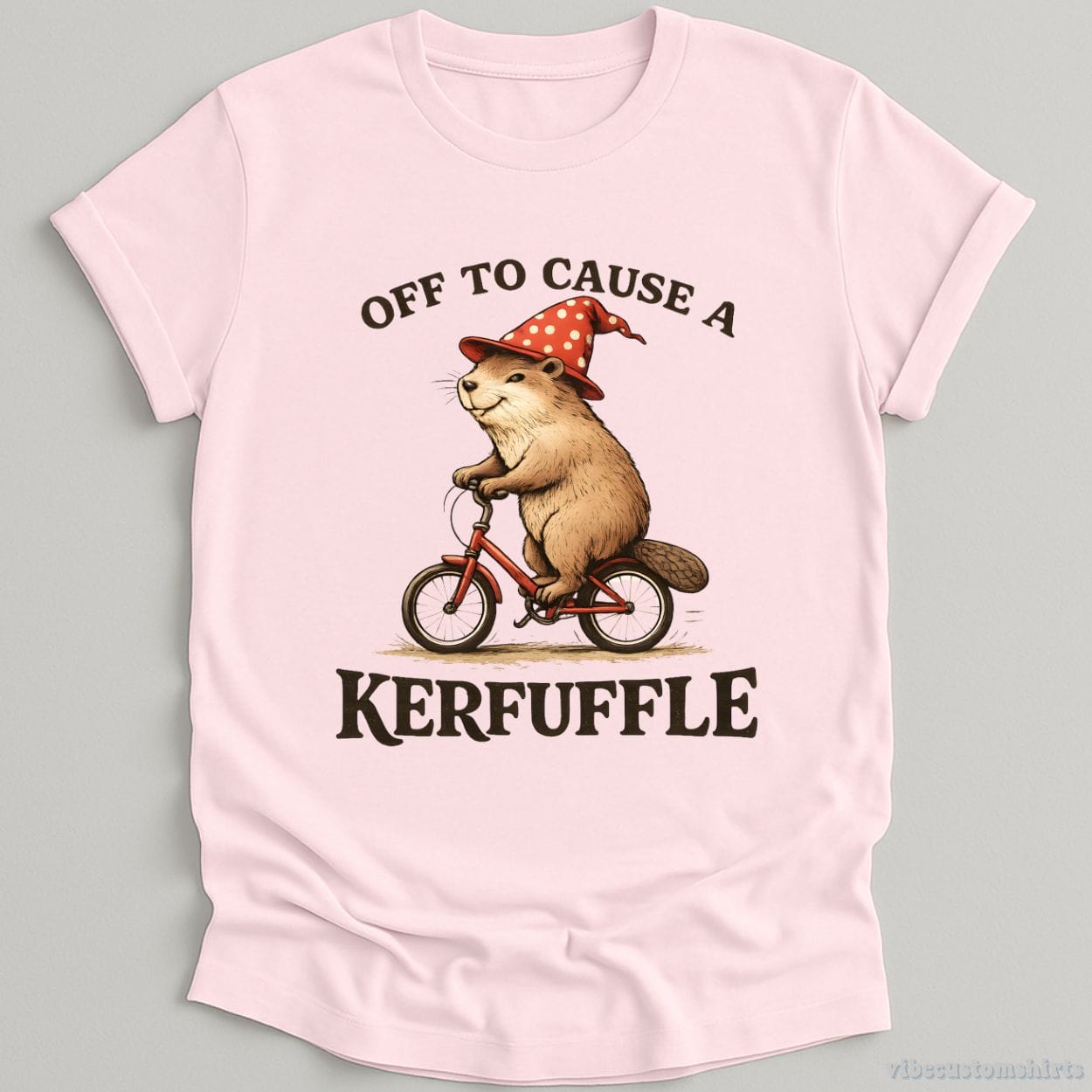 Off to Cause a Kerfuffle Vintage Beaver Shirt – Vibe Custom Shirts