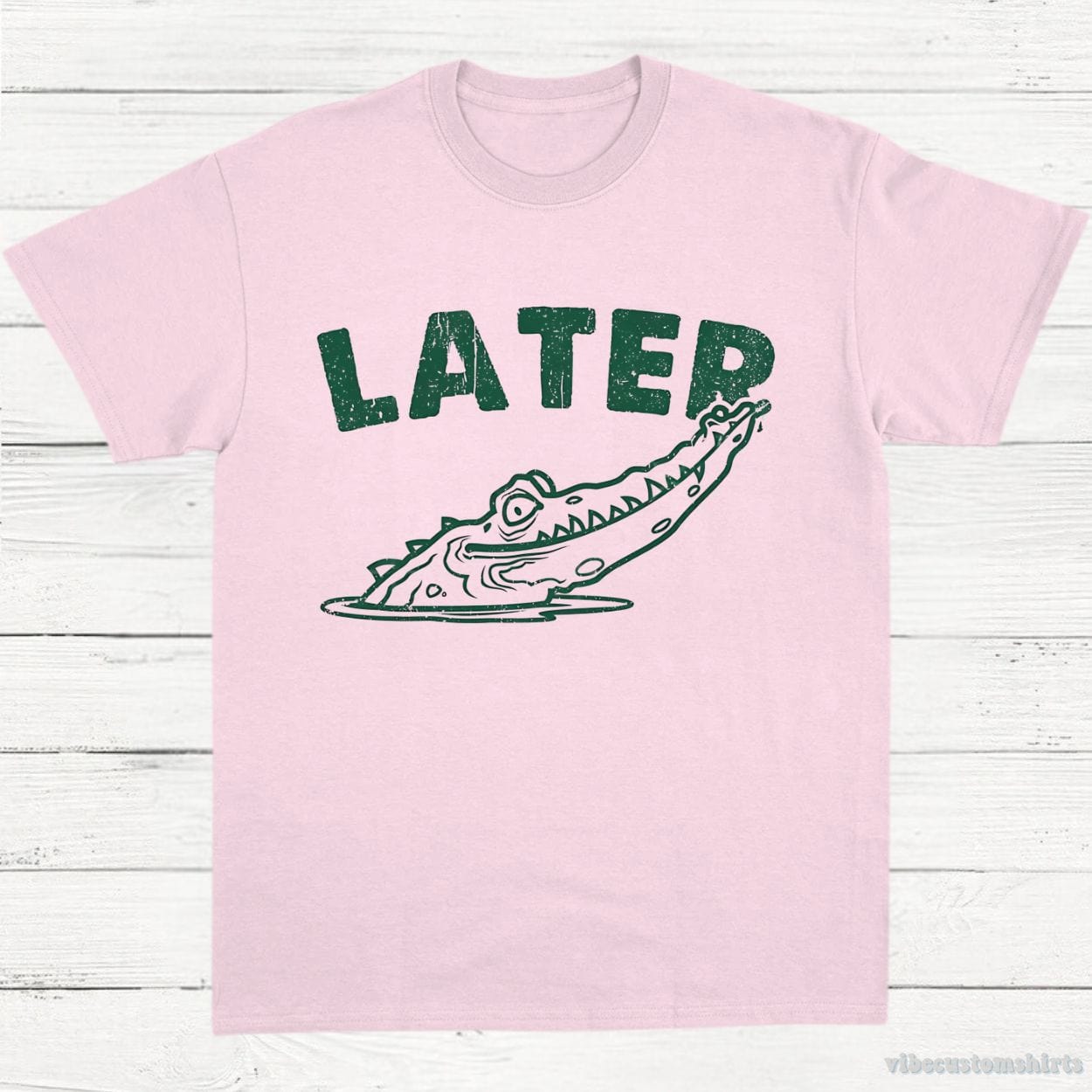 T-Shirt Light Pink / S See Ya Later Alligator Vintage Shirt