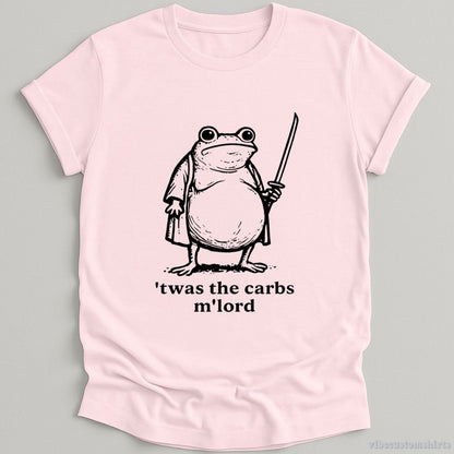 T-Shirt Light Pink / S ’T was the Carbs M’Lord Hungry Frog Shirt