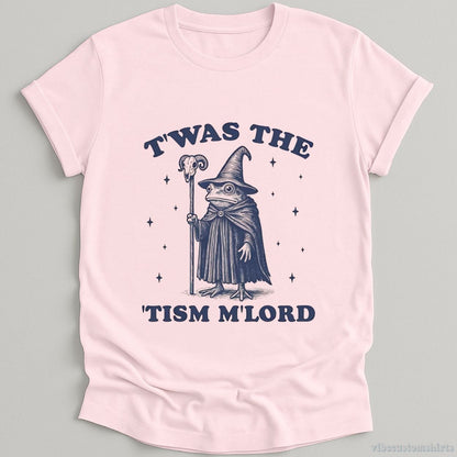 T-Shirt Light Pink / S Twas The Tism Mlord Frog Wizard  Shirt