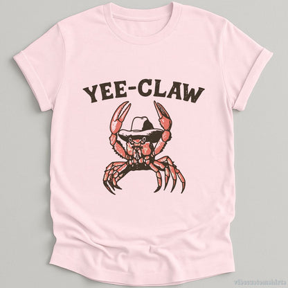 T-Shirt Light Pink / S Yee Claw Cowboy Crab Shirt