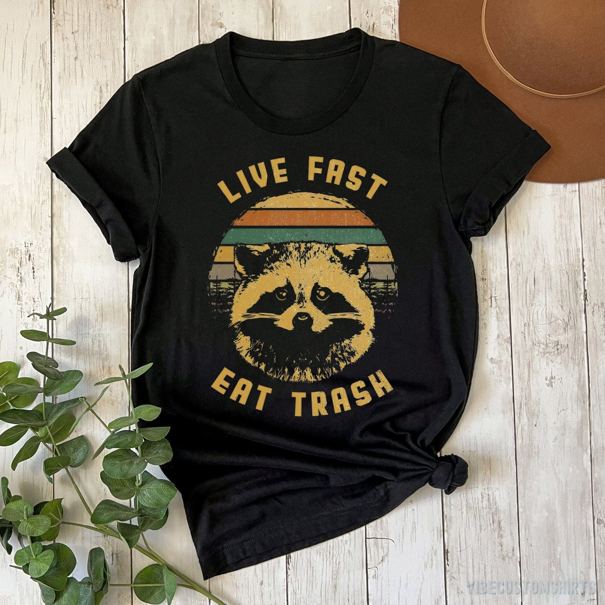 T-Shirt Live Fast Eat Trash Shirt