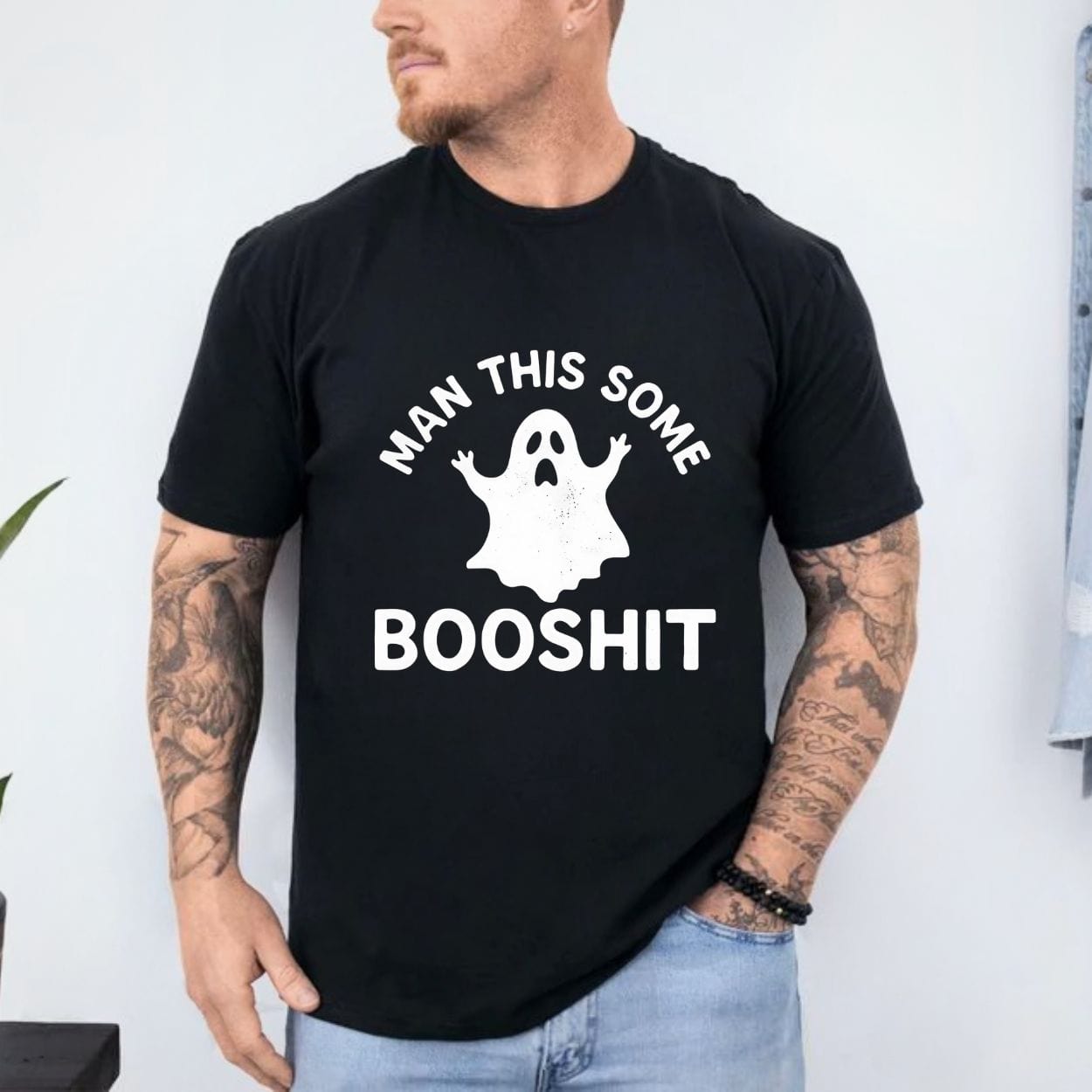 T-Shirt Man This Some Booshit Halloween Shirt