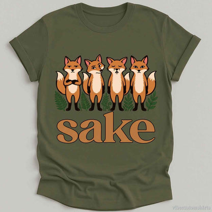 T-Shirt Military Green / S Fox Sake Shirt