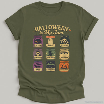 T-Shirt Military Green / S Halloween is My Jam Shirt