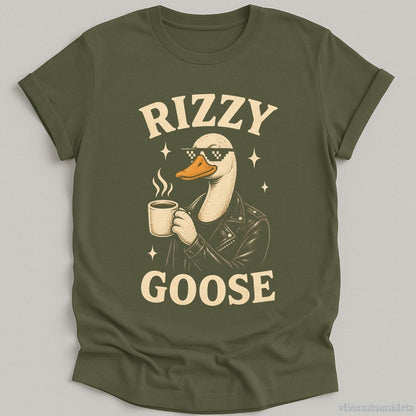 T-Shirt Military Green / S Rizzy Goose Shirt