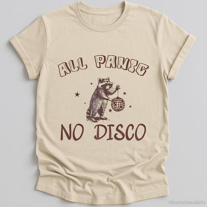 T-Shirt Natural / S All Panic No Disco Shirt