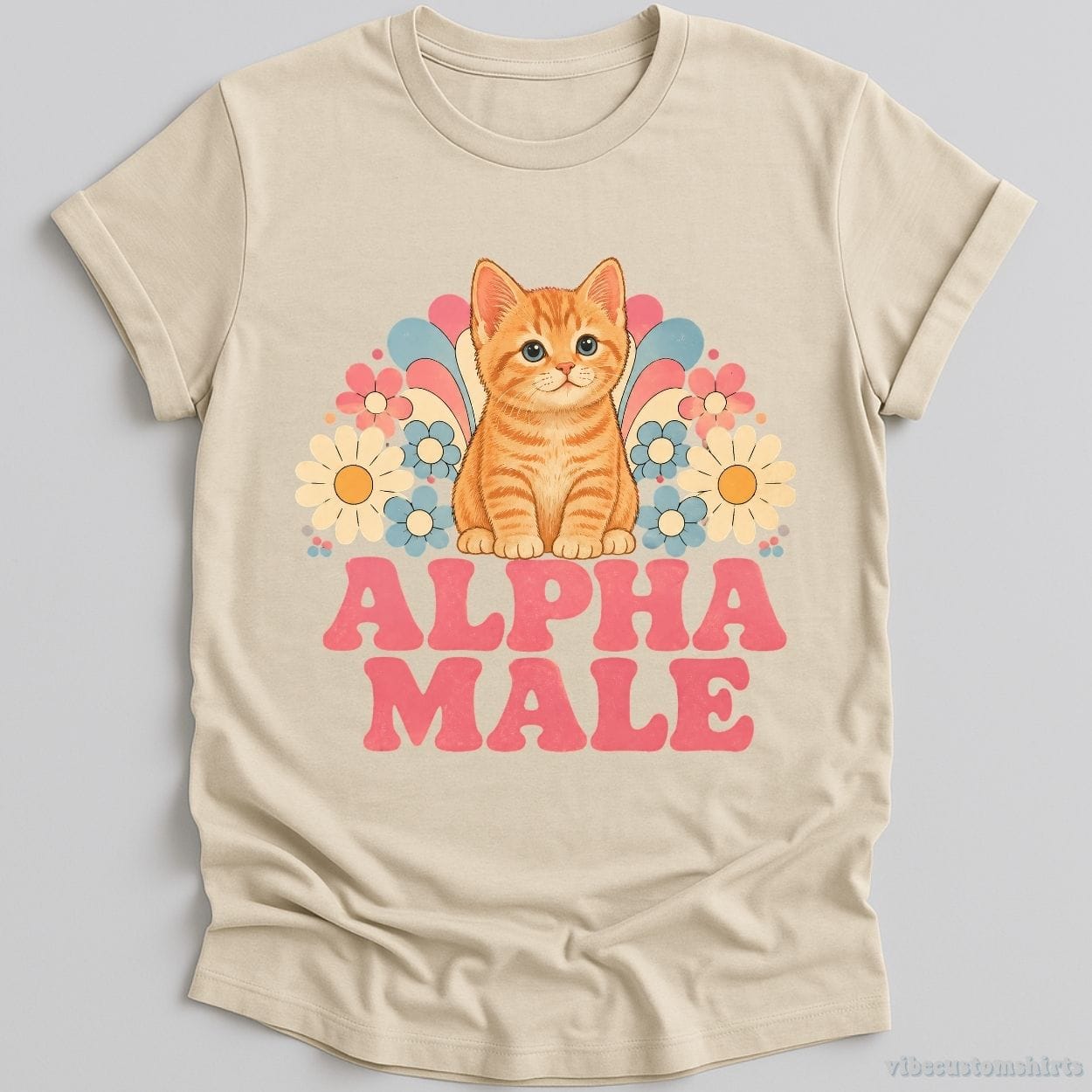 T-Shirt Natural / S Alpha Male Kitten Shirt