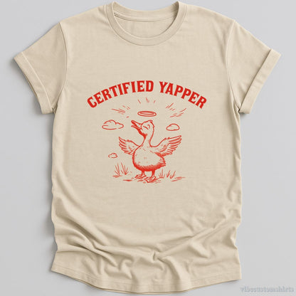 T-Shirt Natural / S Certified Yapper Silly Goose Meme Shirt