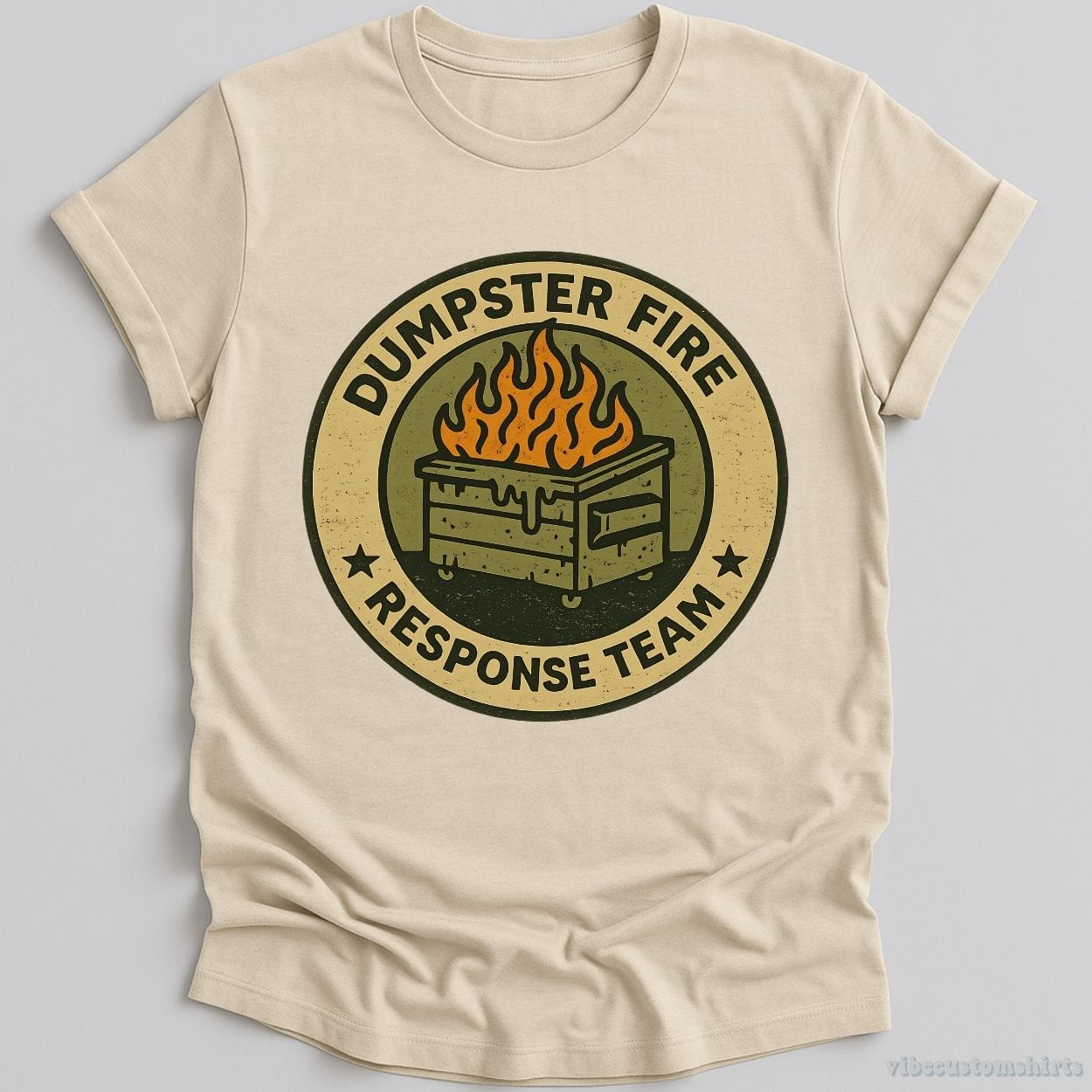 T-Shirt Natural / S Dumpster Fire Response Team Shirt