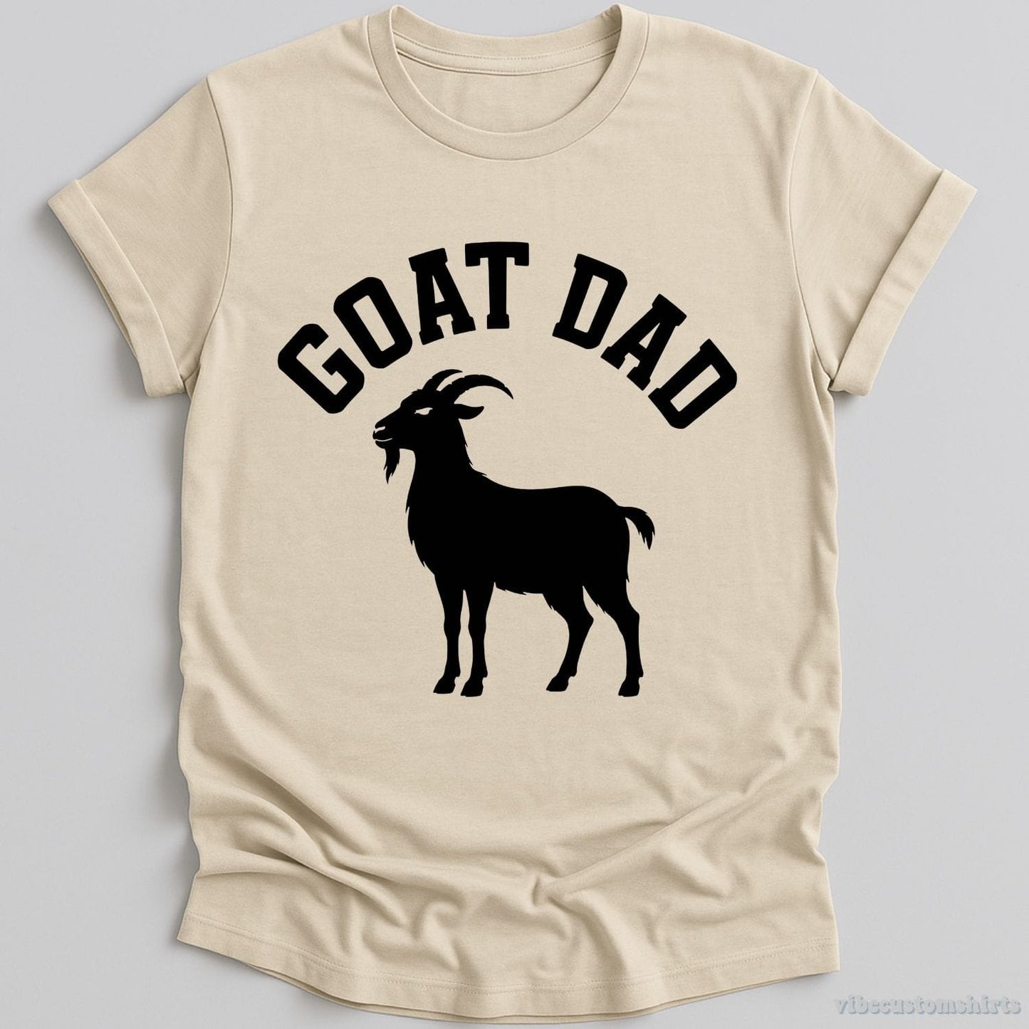 T-Shirt Natural / S Goat Dad Shirt