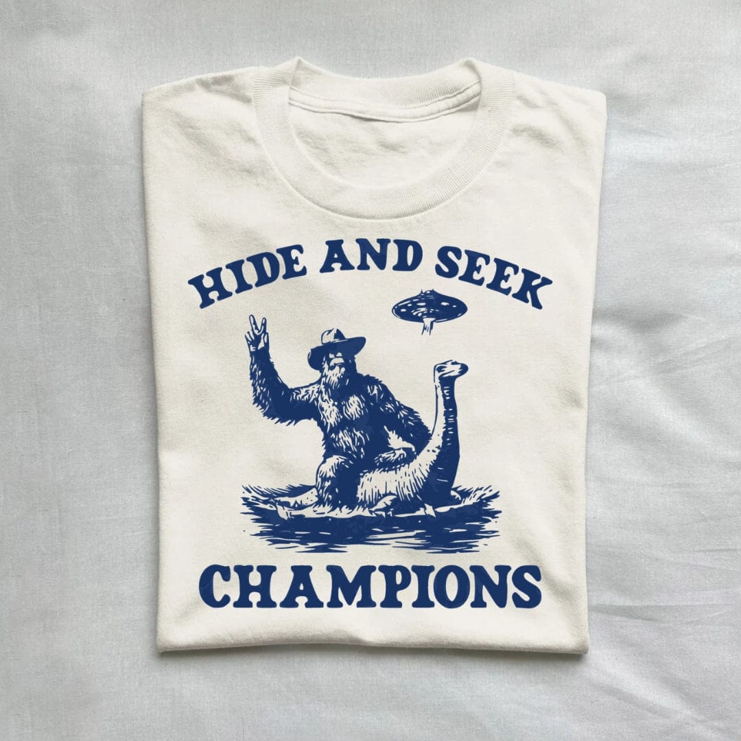 T-Shirt Natural / S Hide And Seek Champions Big Foot T-Shirt