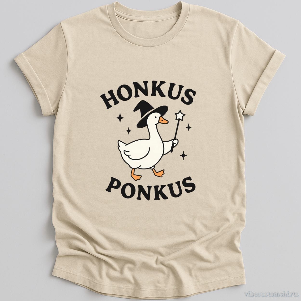 T-Shirt Natural / S Honkus Ponkus Witch Goose Shirt