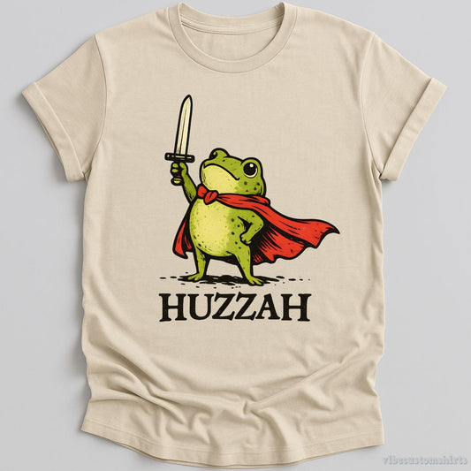 T-Shirt Natural / S Huzzah Frog Shirt