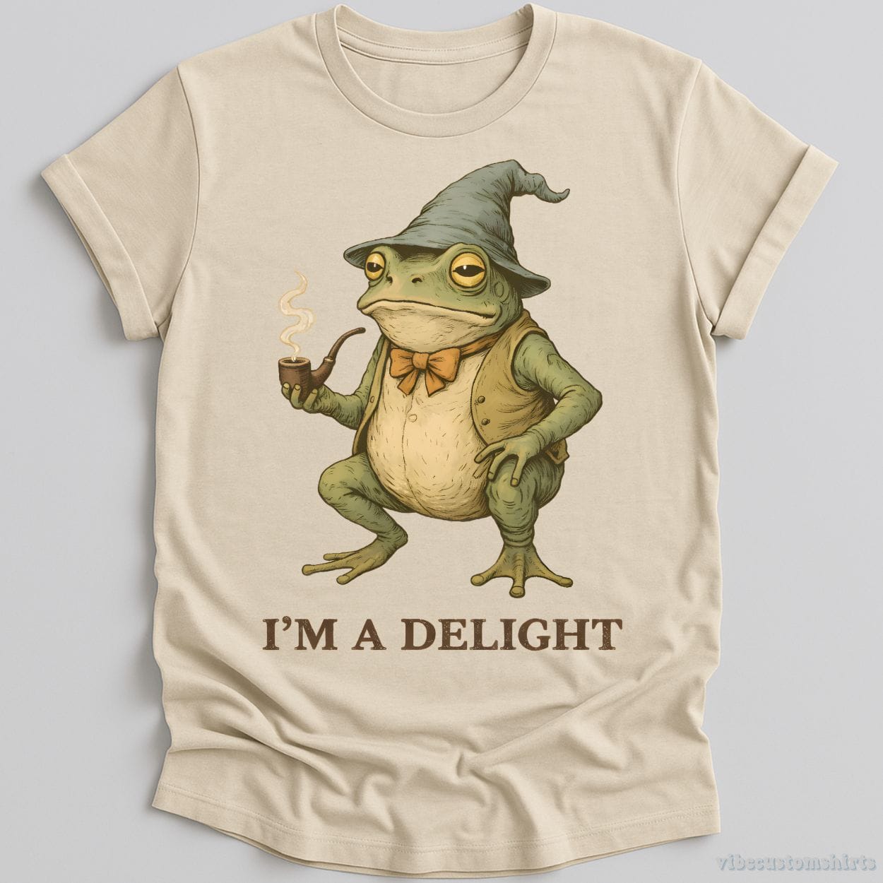 T-Shirt Natural / S I'm A Delight Wizard Toad Frog Funny Shirt