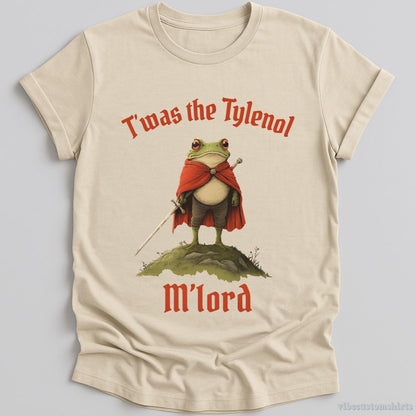 T-Shirt Natural / S It Was The Tylenol Funny Frog Meme Shirt