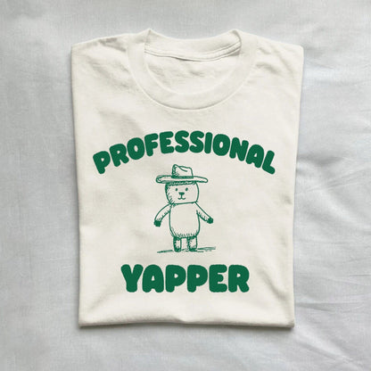 T-Shirt Natural / S Professional Yapper Y2k Shirt