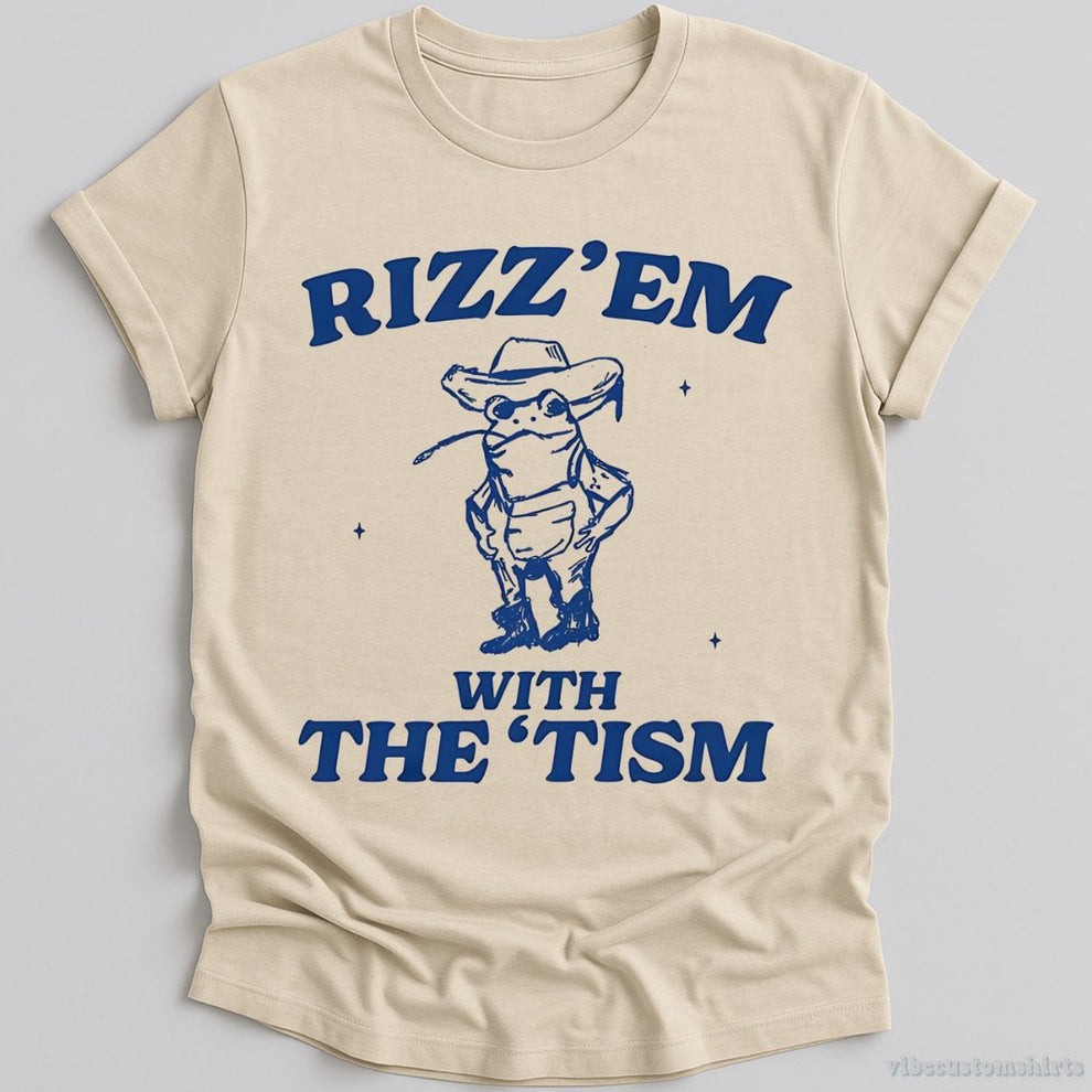 Temu Rizz Rizz Em With the Tism Vintage Shirt – Autism Awareness Meme Tee – Vibe ...