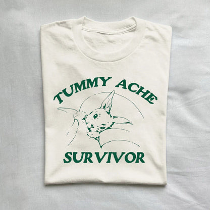 T-Shirt Natural / S Tummy Ache Survivor Shirt