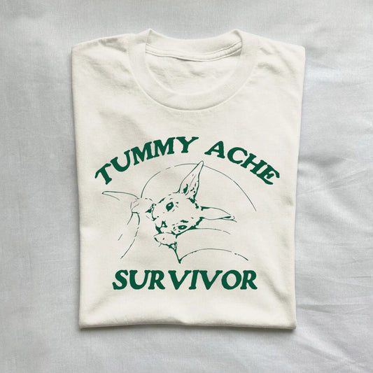 T-Shirt Natural / S Tummy Ache Survivor Shirt