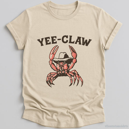 T-Shirt Natural / S Yee Claw Cowboy Crab Shirt