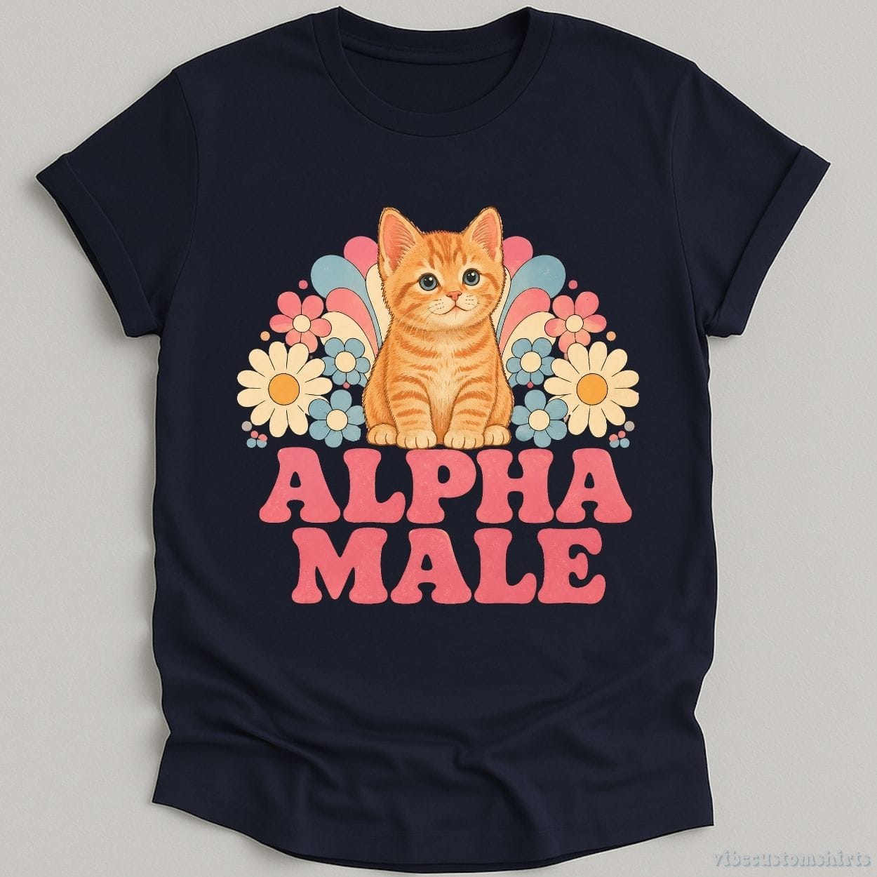 T-Shirt Navy / S Alpha Male Kitten Shirt