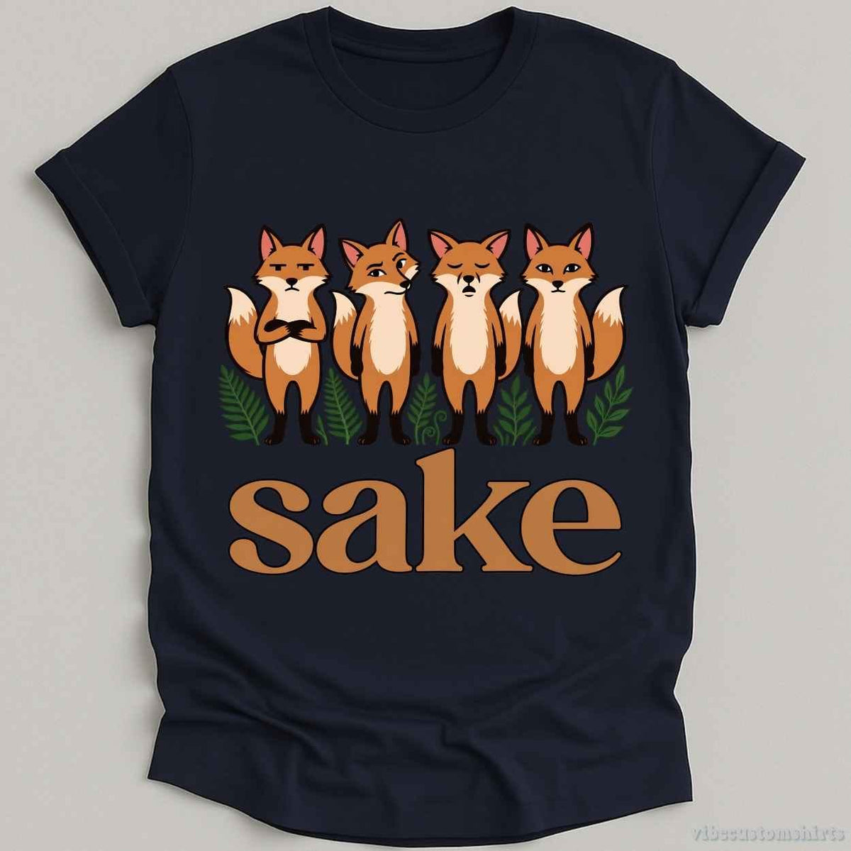 T-Shirt Navy / S Fox Sake Shirt