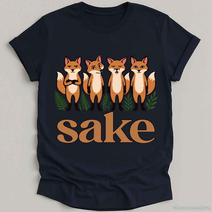 T-Shirt Navy / S Fox Sake Shirt
