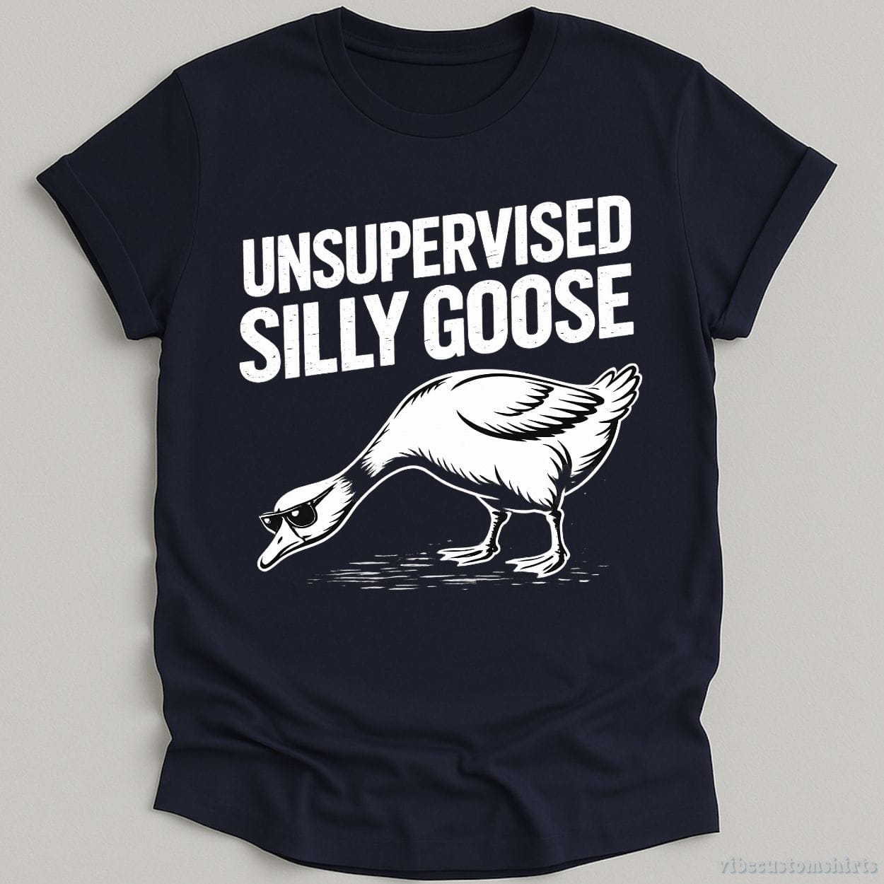 T-Shirt Navy / S Unsupervised Silly Goose Shirt