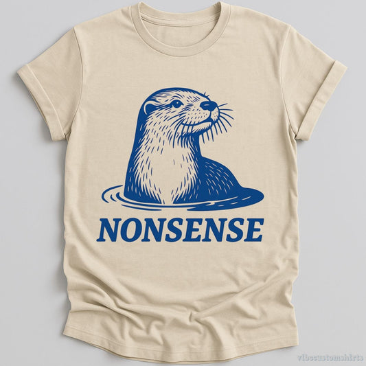 T-Shirt Otter Nonsense Funny Vintage Shirt