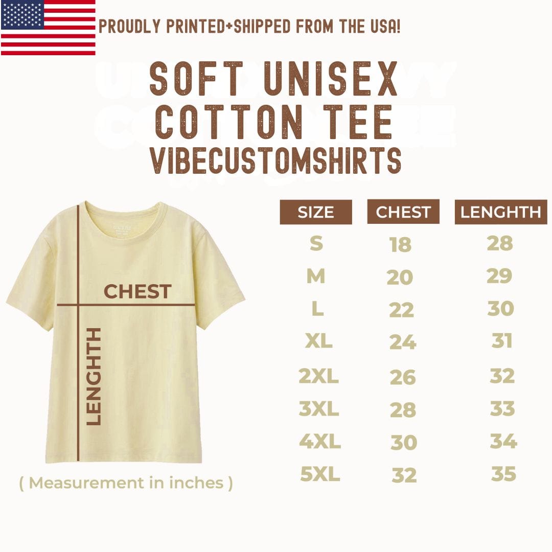 Tshirt Size Chart