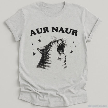 T-Shirt Sport Grey / S Aur Naur Vintage Cat Shirt