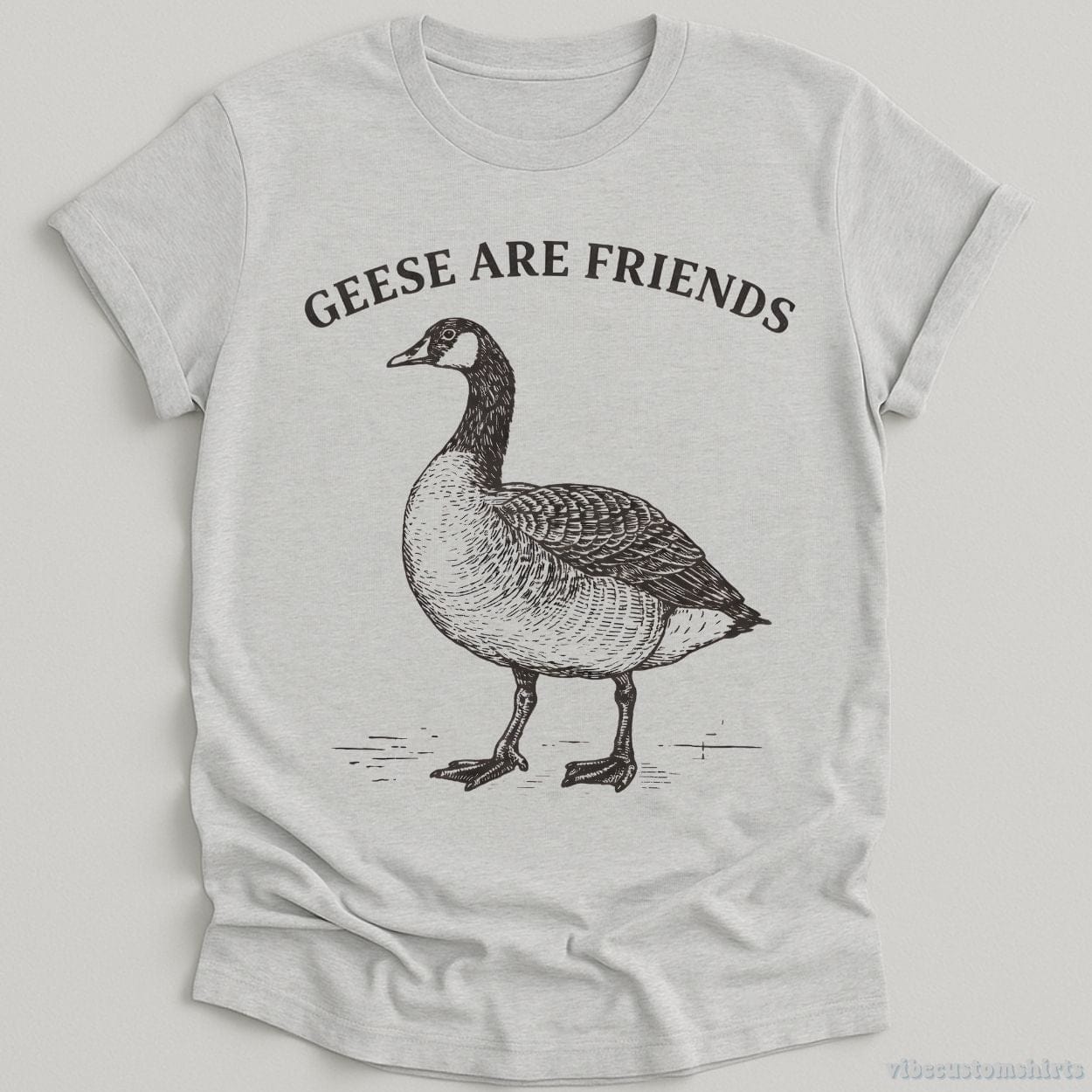 T-Shirt Sport Grey / S Geese Are Friends Vintage Shirt