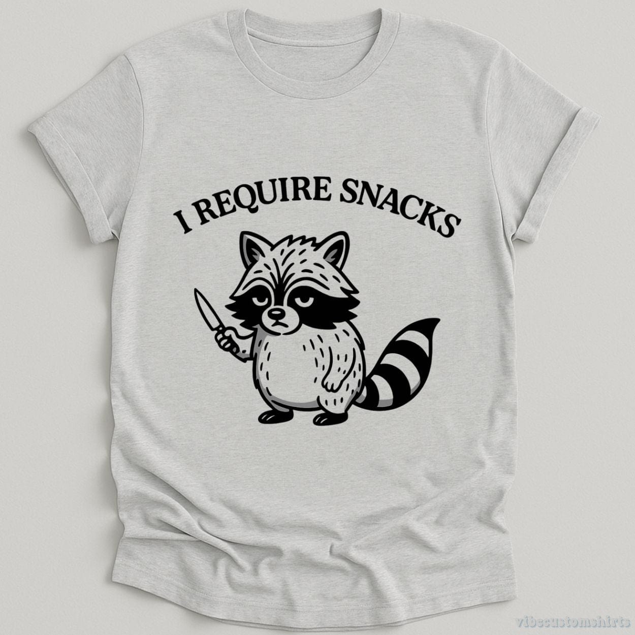 T-Shirt Sport Grey / S I Require Snacks Shirt