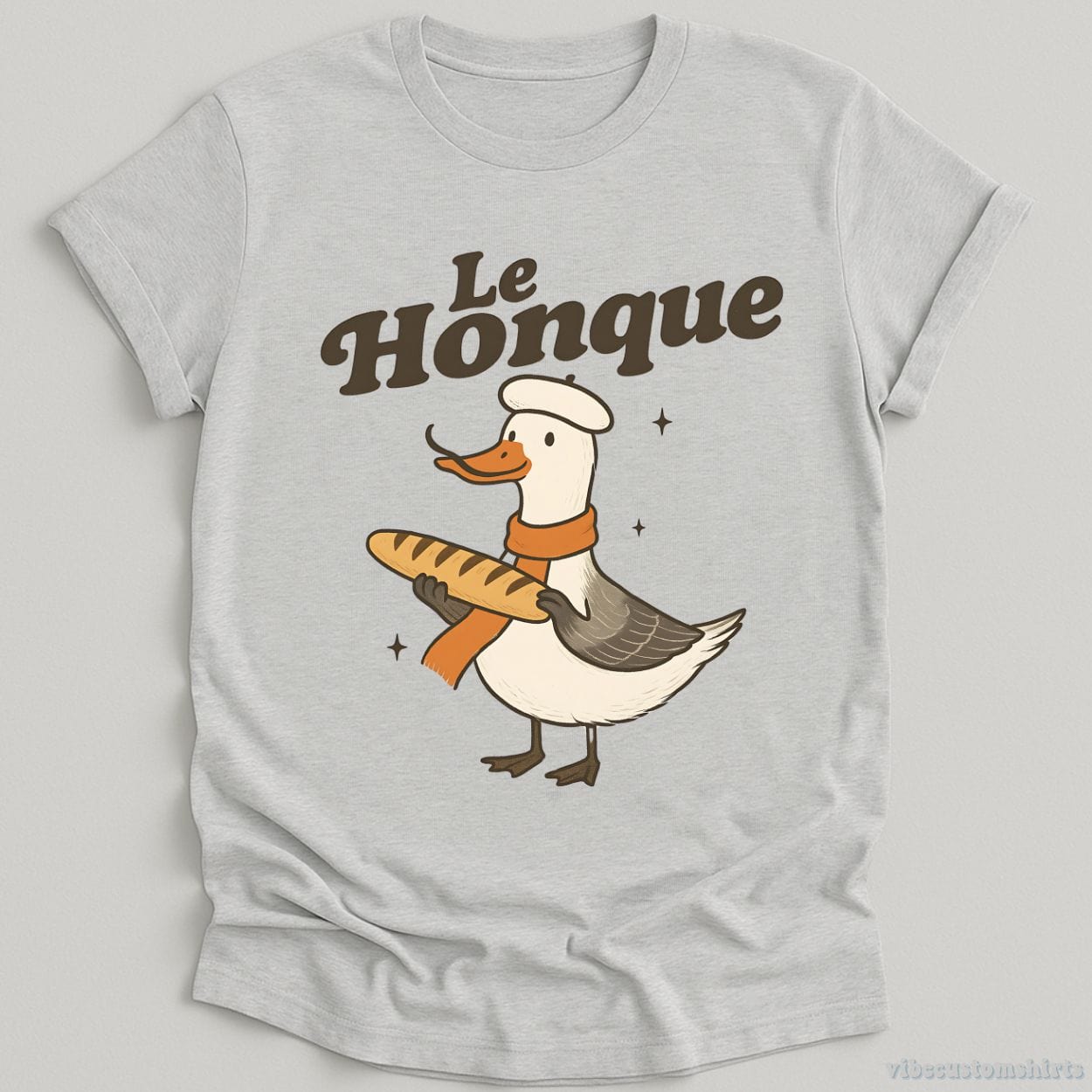 T-Shirt Sport Grey / S Le Honque Silly French Goose Shirt