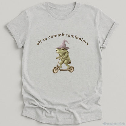T-Shirt Sport Grey / S Off to Commit Tom Foolery Frog Meme Shirt