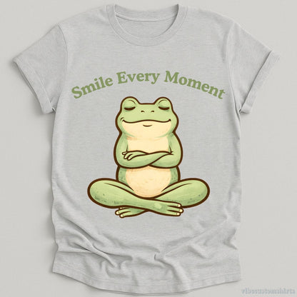 T-Shirt Sport Grey / S Smile Every Moment Cute Frog Shirt