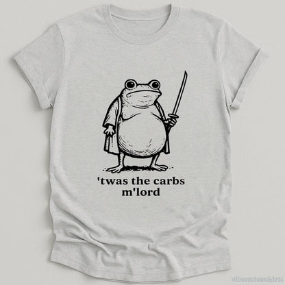 T-Shirt Sport Grey / S ’T was the Carbs M’Lord Hungry Frog Shirt
