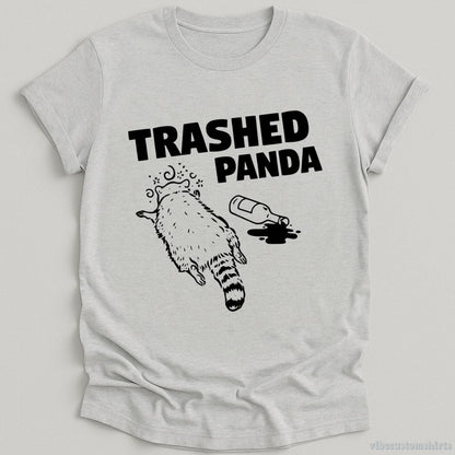 T-Shirt Sport Grey / S Trashed Panda Drunk Funny Raccoon Shirt