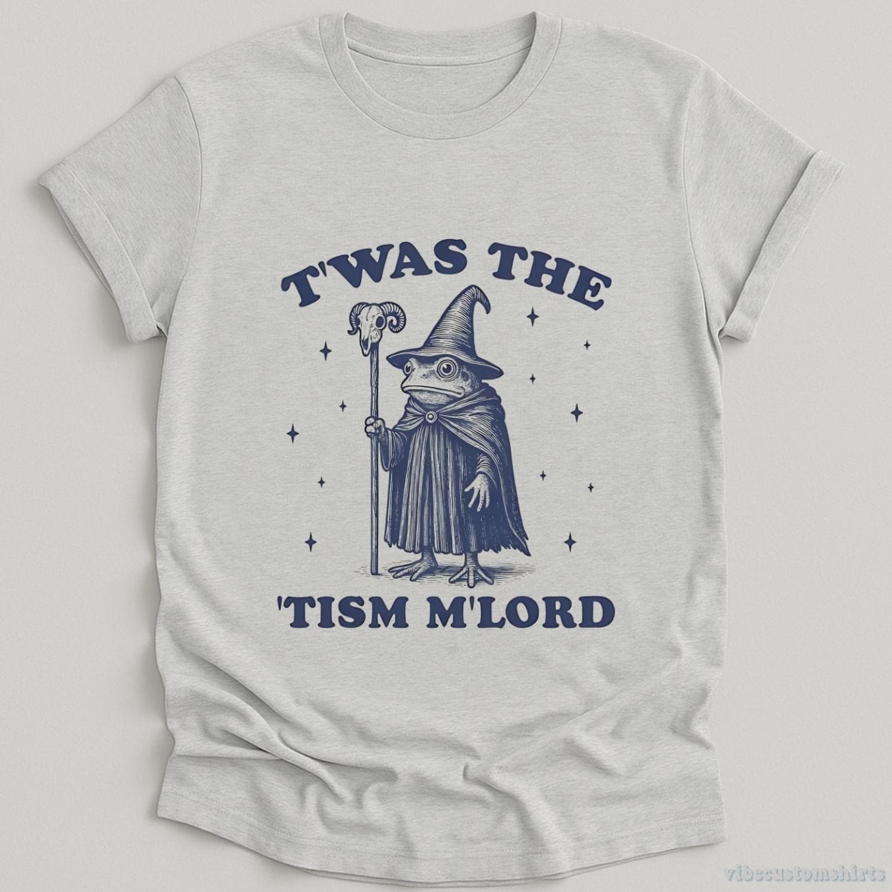 T-Shirt Sport Grey / S Twas The Tism Mlord Frog Wizard  Shirt
