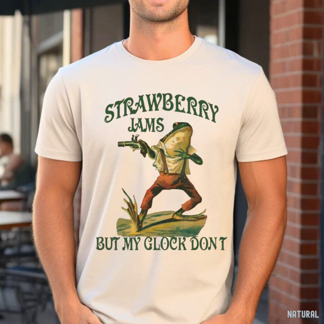 T-Shirt Strawberry Jams But My Glock Don't T-Shirt