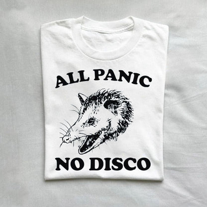 T-Shirt White / S All Panic No Disco Opossum T-Shirt