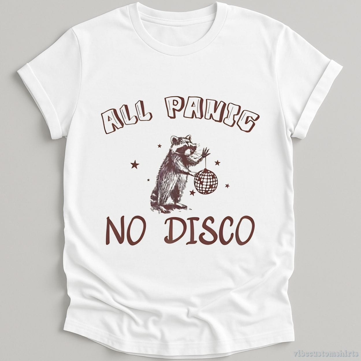 T-Shirt White / S All Panic No Disco Shirt