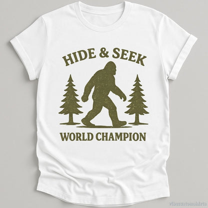 T-Shirt White / S Bigfoot Hide & Seek World Champion Shirt