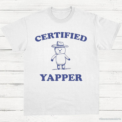 T-Shirt White / S Certified Yapper Vintage T-Shirt