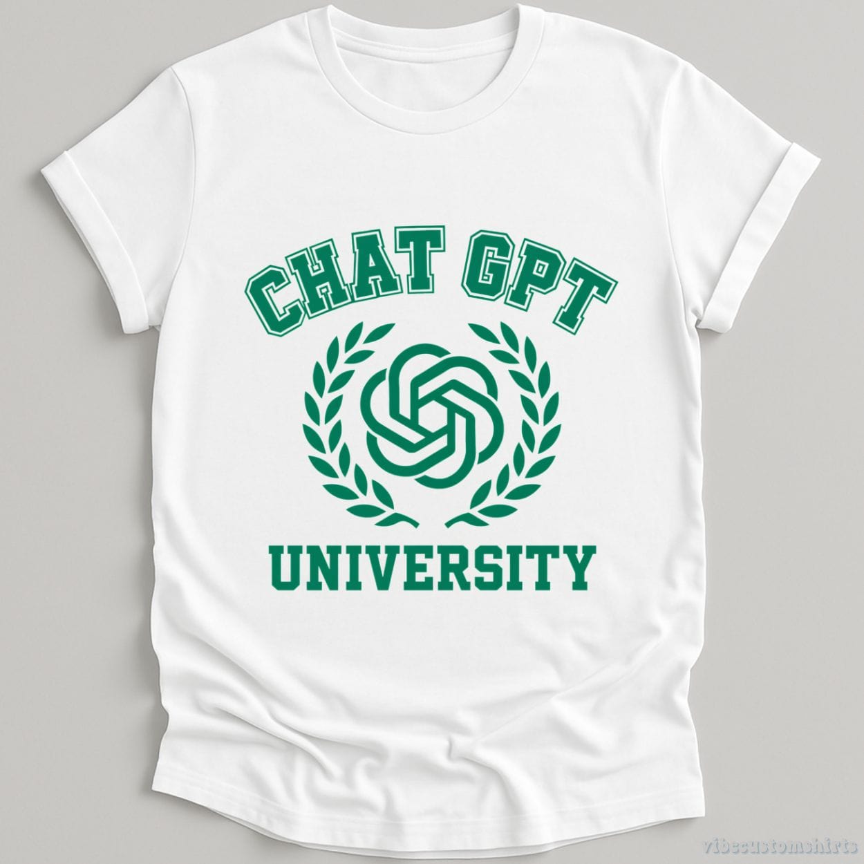 T-Shirt White / S Funny ChatGpt University Shirt