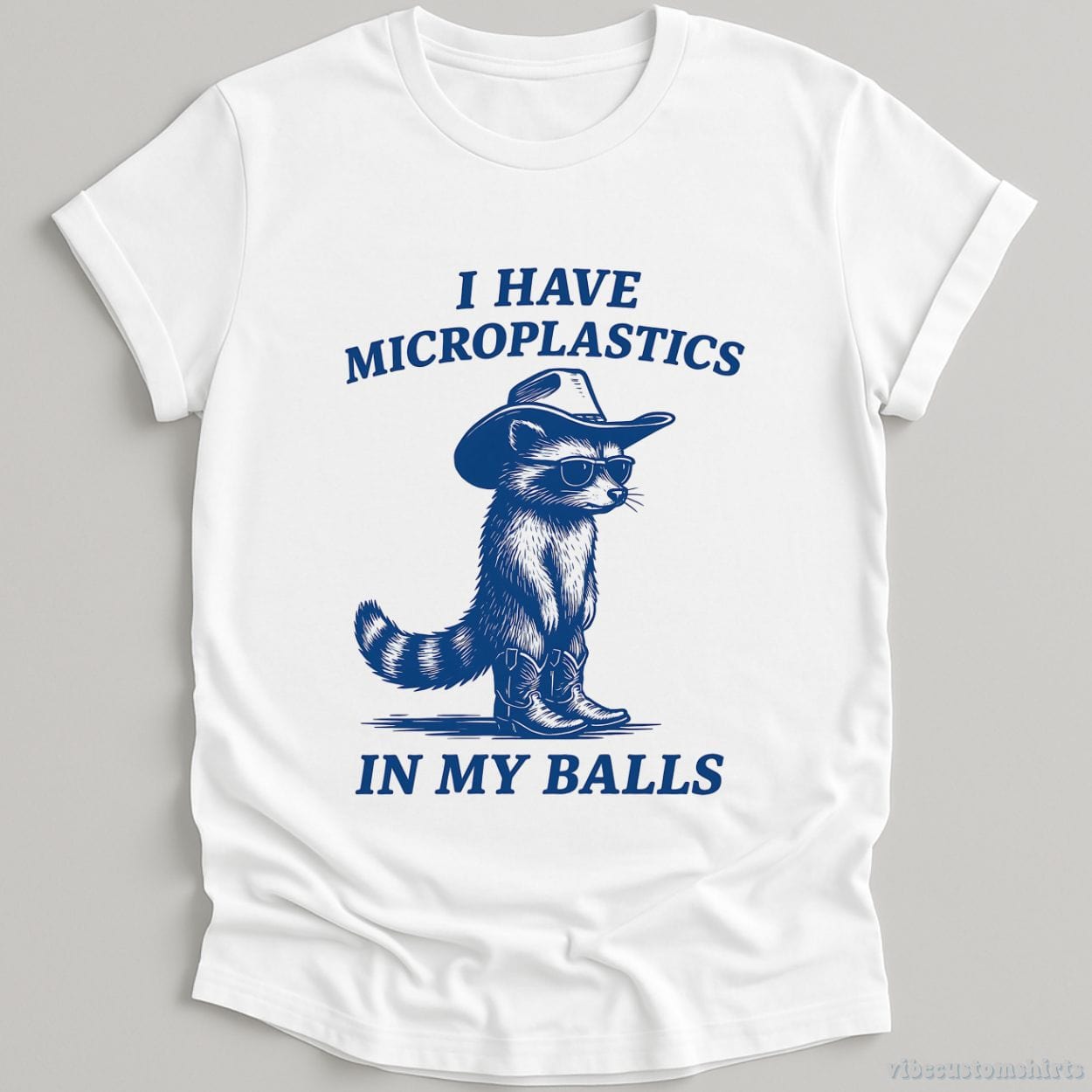 T-Shirt White / S I Have Microplastics In My Balls Shirt