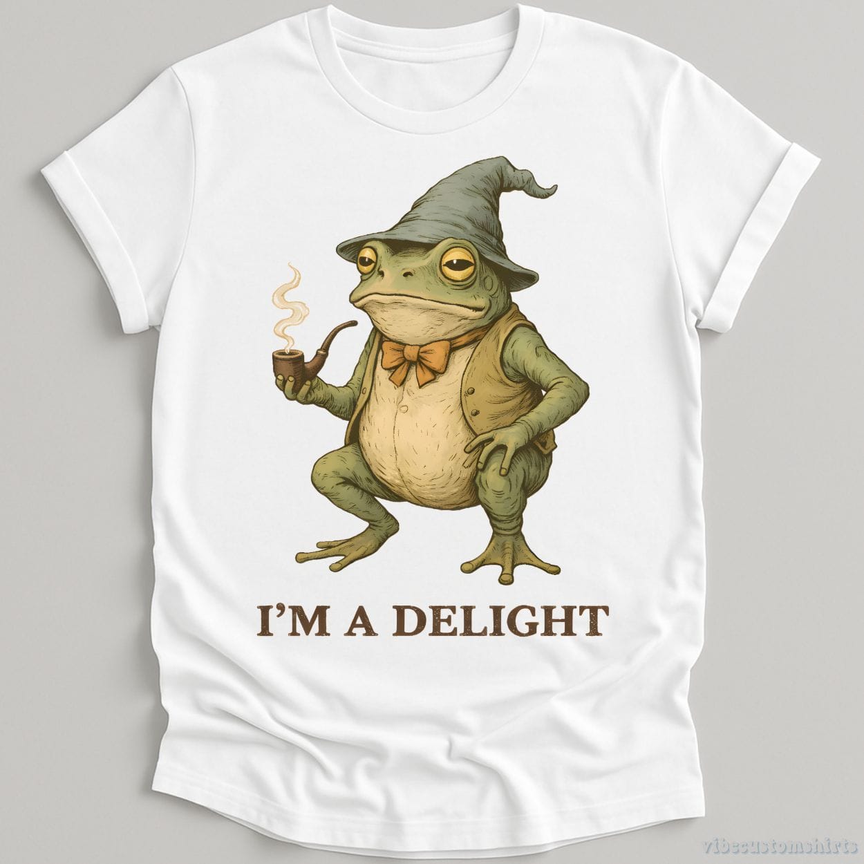 T-Shirt White / S I'm A Delight Wizard Toad Frog Funny Shirt