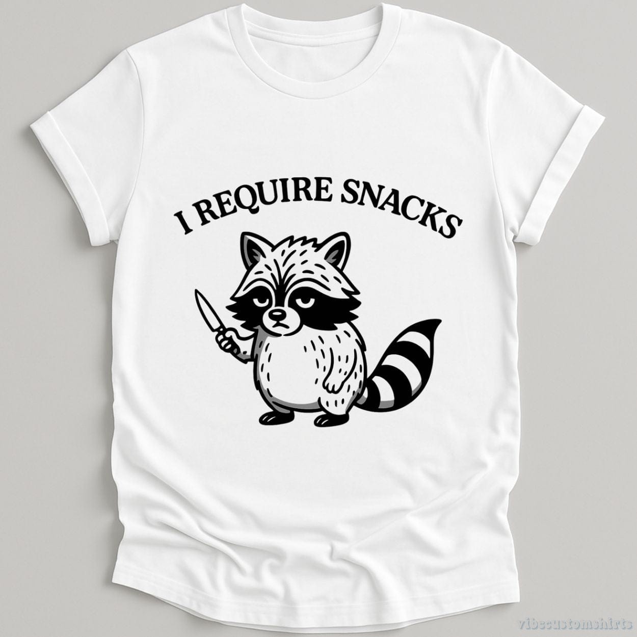 T-Shirt White / S I Require Snacks Shirt